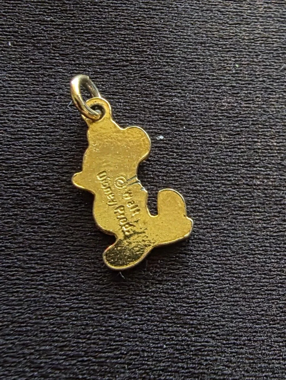 Vintage 1980s Walt Disney Productions Mickey Mouse Enamel Charm